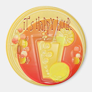 Aimant 3D Happy Hour Drink
