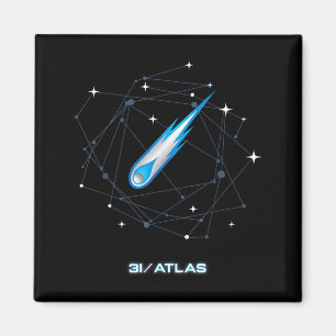 Aimant 3i Atlas Comète Interstellaire 2025 Astronomie Spa