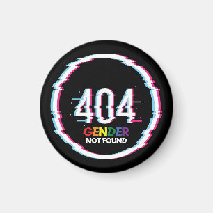 Aimant 404 Sexe introuvable   Drôle LGBTQ   Fierté