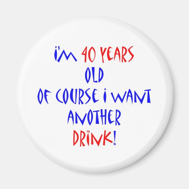 Aimant 40 autre boisson (Devant)