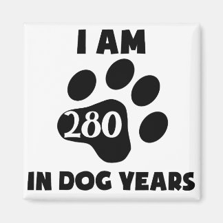 Aimant 40e anniversaire année de chien