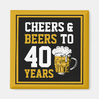 40e anniversaire Cheers & Bières à 40 ans