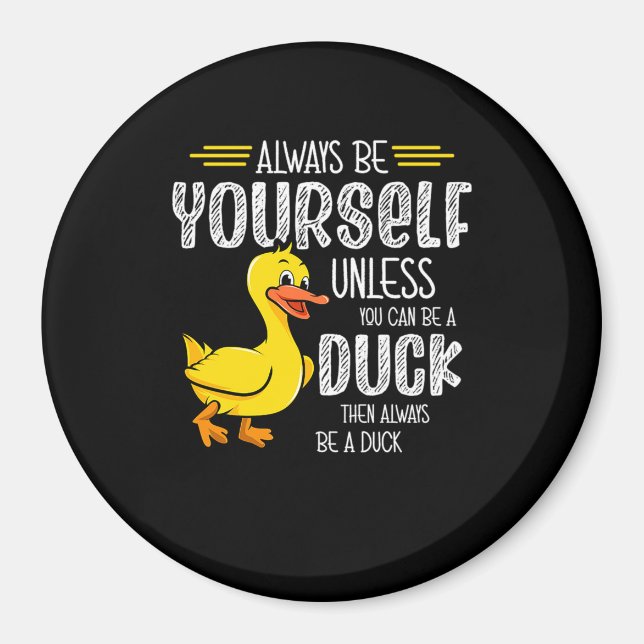 Aimant 45.Canard en caoutchouc pour les amateurs de canar (Devant)