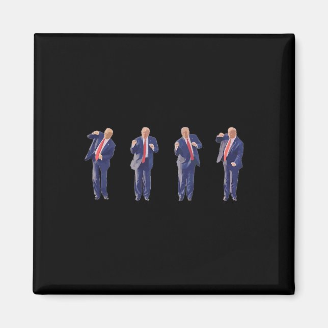 Aimant 45 Danse Donald Trump 47e Président Trump (Devant)