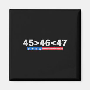 Aimant 45 Est Supérieur À 46 Drôle 47 États-Unis Drapeau 