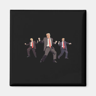 Aimant 47e président Donald Trump Danse Gagné Passer à Au