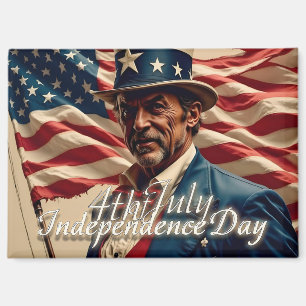 Aimant 4 juillet – Esprit d'indépendance