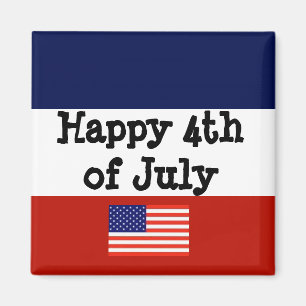 Aimant 4 juillet heureux