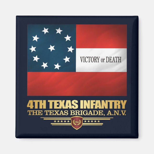 Aimant 4e infanterie du Texas (Devant)