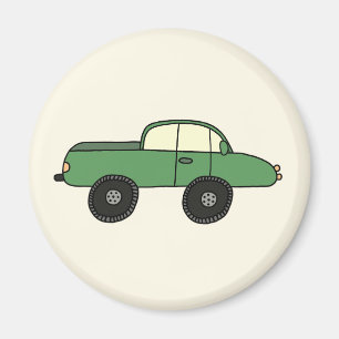 Aimant 4x4 vert