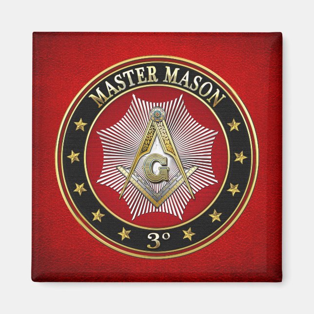 Aimant [500] Master Mason - Carré et camionnettes 3e degr (Devant)