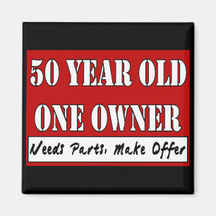 Aimant 50 ans, un propriétaire - les pièces des besoins,