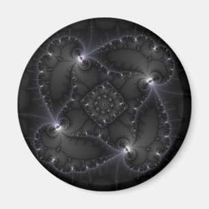 Aimant 50 Nuances De Gris - Art Fractal