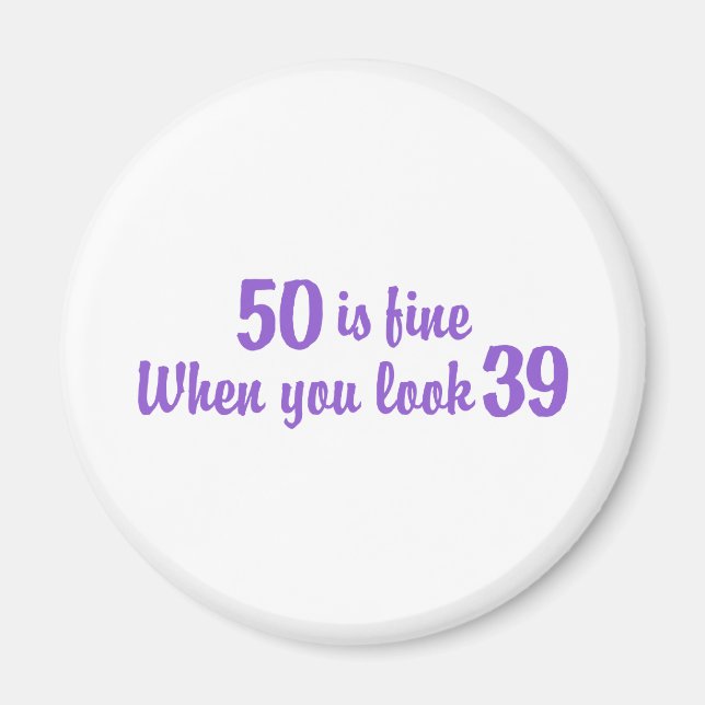 Aimant 50e anniversaire (Devant)