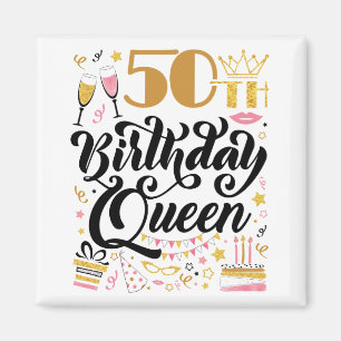 Aimant 50e anniversaire de la reine