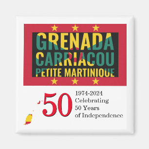 Aimant 50e anniversaire de l'indépendance du GRENADIAN 20