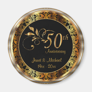Aimant 50e anniversaire du Mariage d'or