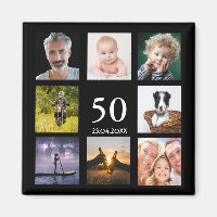 50e anniversaire fête photo collage mec noir