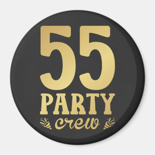Aimant 55e Cercle d'anniversaire de l'équipage du 55e gro