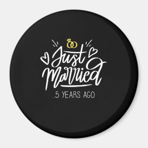 Aimant 5th Wedding Anniversary