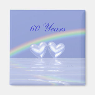 Aimant 60e anniversaire des Coeurs de Diamants