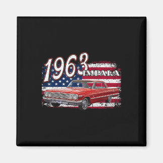 Aimant 63 Impala Lowrider Ss 4 juillet Américain