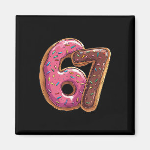 Aimant 67 Beignet Six Sept Argot Mème Gen Alpha