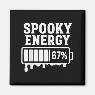 Aimant 67 Halloween Énergie Surnaturelle Brainrot Meme Si