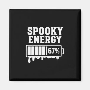 Aimant 67 Halloween Énergie Surnaturelle Brainrot Meme Si
