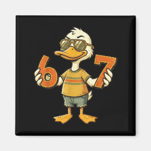 Aimant 67 Meme Canard Mignon 6 7 Drôle Six Sept 6-7 Gen A