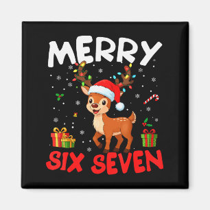 Aimant 67 Meme Joyeux Six Sept Renne Noël Drôle W