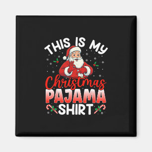 Aimant 67 Mème Six Sept Drôles de Pyjamas de Noël Père No