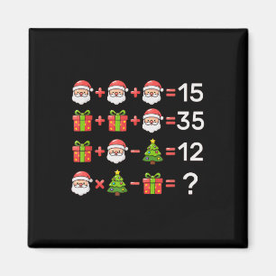 Aimant 67 Mème Six Sept Équation de Noël de Mathématiques