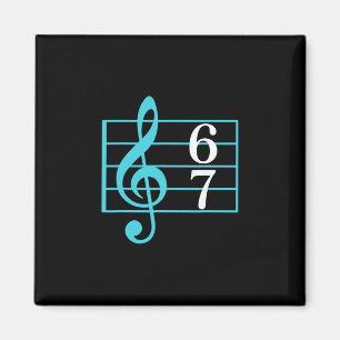 Aimant 67 Musique Mème Argot Six Sept Prof De Musique Drô