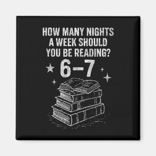 Aimant 67 nuits de lecture Meme pour les bibliophiles en