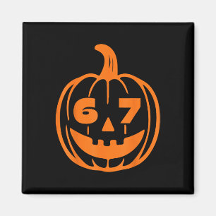 Aimant 67 Six Seven Déguisement Halloween Pour Étudiants 