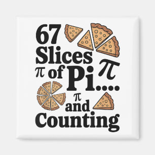 Aimant 67 Tranches de Pi... Et ça Continue pour Pizza Pie