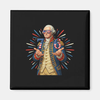 Aimant 6-7 7-6 George Washington Sept Six Drôle 4 Juillet