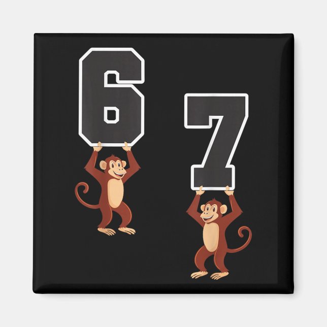 Aimant 6 7 Enseignants Drôle Matching Costume d'Halloween (Devant)