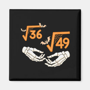 Aimant 6 7 Halloween Math Racine Carrée 67 Meme Gen Alpha