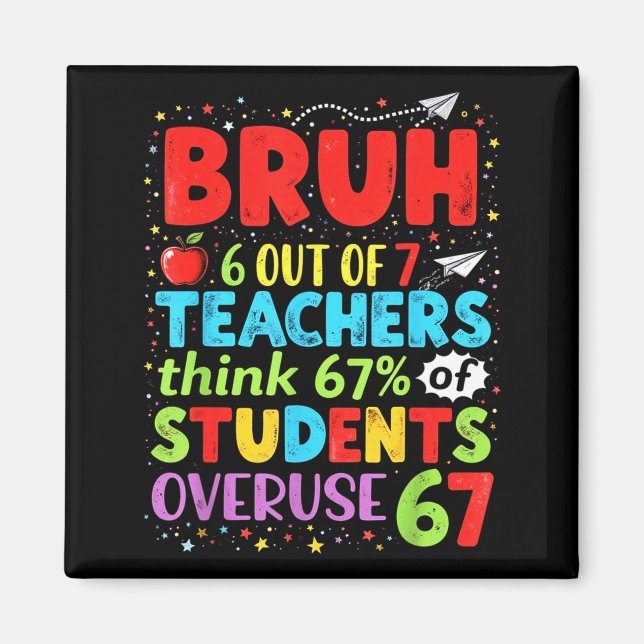 Aimant 6 Out Of 7 Teachers Think 67% Of Students Overuse  (Devant)