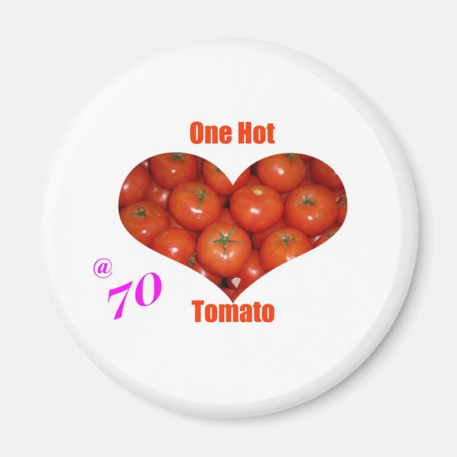 Aimant 70 Une tomate chaude (Devant)