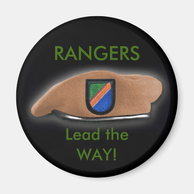 Aimant 75th rangers patch vétéran 2ème guerre mondiale ai (Devant)
