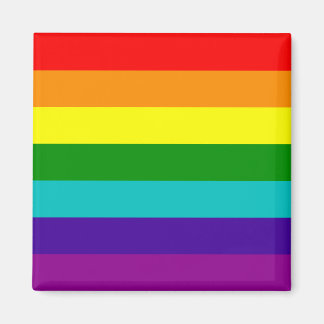 Aimant 7 bandes Arc-en-ciel Gay pride indicateur