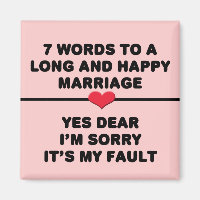 7 Mots Pour un Mariage Long et Heureux