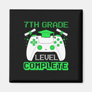 Aimant 7e année Gamer complet 7e année Graduation