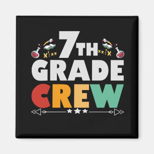 Aimant 7TH Grade Crew Funny Back To School Venin
