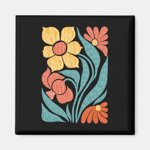 Aimant 8647 Subtle Anti Trump Floral Boho