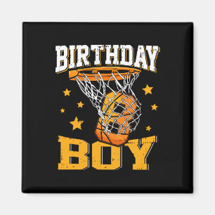 Aimant 8 Anniversaire Bysketbyll Garçon 8 Anniversaire By