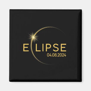 Aimant 8 Éclipse solaire totale 2024